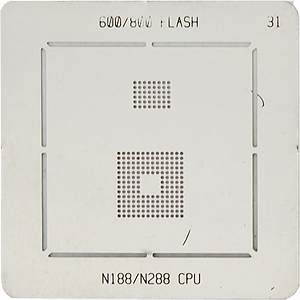 BGA-трафарет 600/800 FLASH N188/N288 CPU