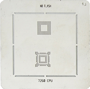 BGA-трафарет N8 FLASH 7260 CPU