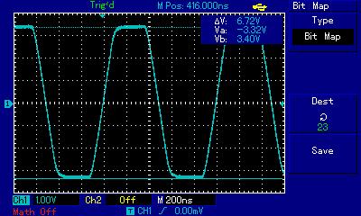 Осциллограммы сигналов с генератора Hantek DSO8060